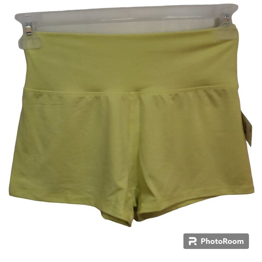 Series 8 Fluorescent Yellow Fitness Biker Shorts